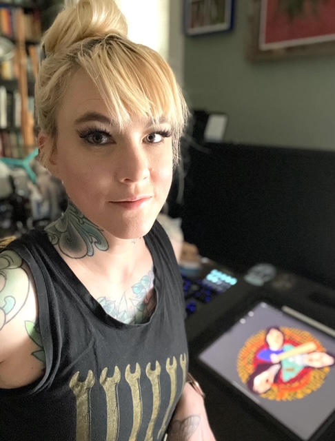 Genevieve Barbee-Turner, owner of Killerpancake Illustration